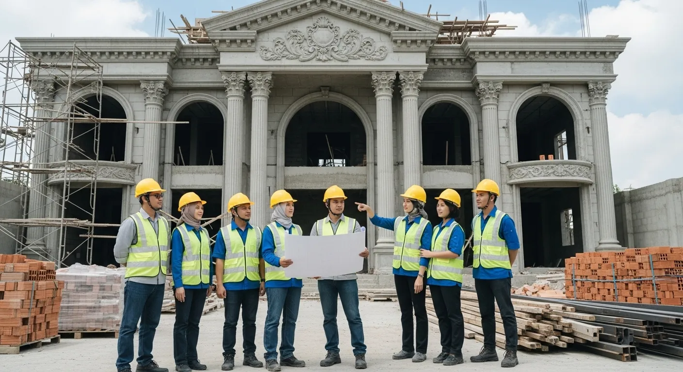 Kontraktor rumah klasik berpengalaman memberikan solusi pembangunan rumah mewah