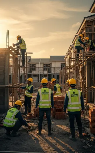 proyek bangun rumah modern